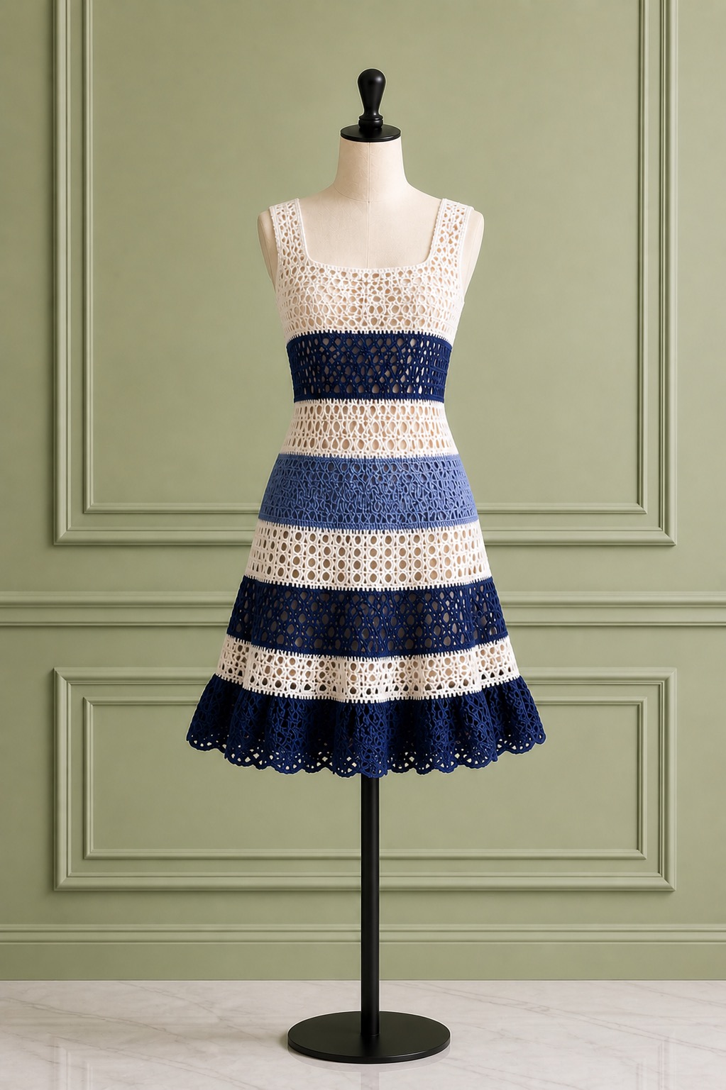 crochet flare dress Ravelry: Dress with Flare pattern by Linda Jefferies