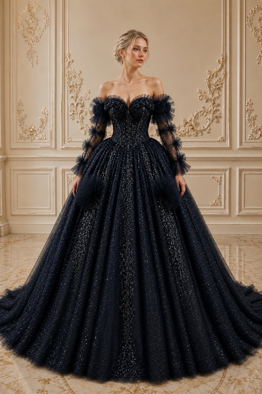 black glitter off the shoulder dress Fitted Short Cocktail Glitter Bodycon Homecoming Dress